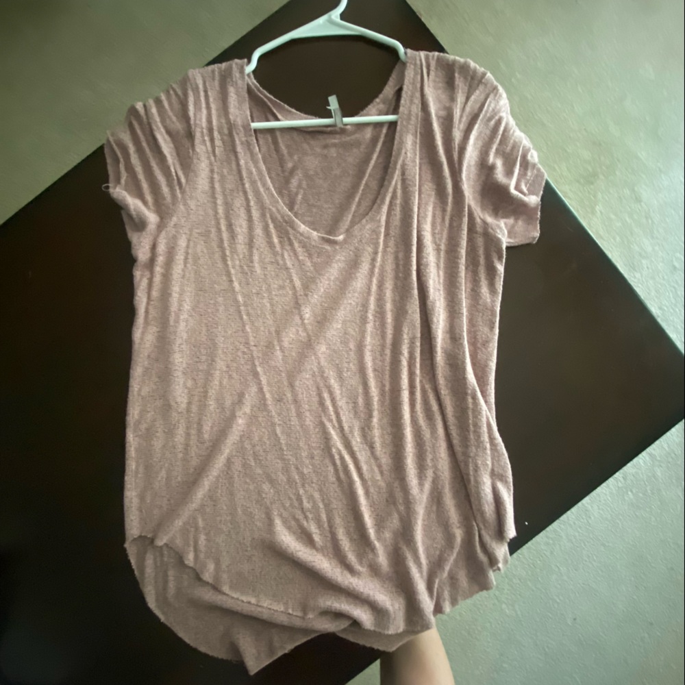 Pink and Black Blouse.